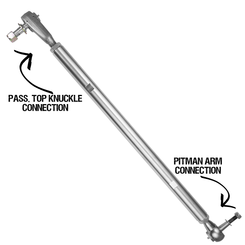 Jeep Wrangler JKU Drag Link - Front - Rock Krawler - Top Mount - `07-`18